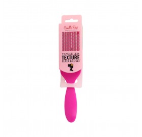 Camille Rose Brosse à cheveux texturée sans enchevêtrement Brosse rose