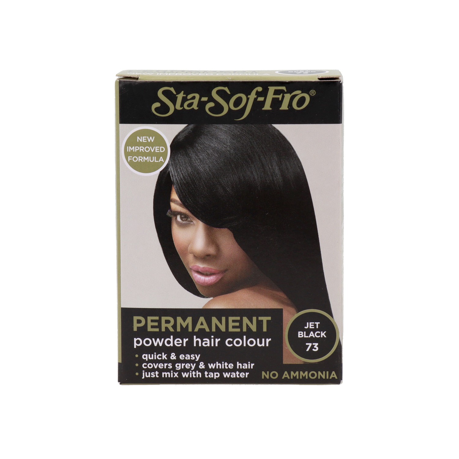 Sta Soft Fro Powder Hair Color Jet 73 Black 8 gr Sta Soft Fro Powder Hair Color Jet 73 Black 8 gr