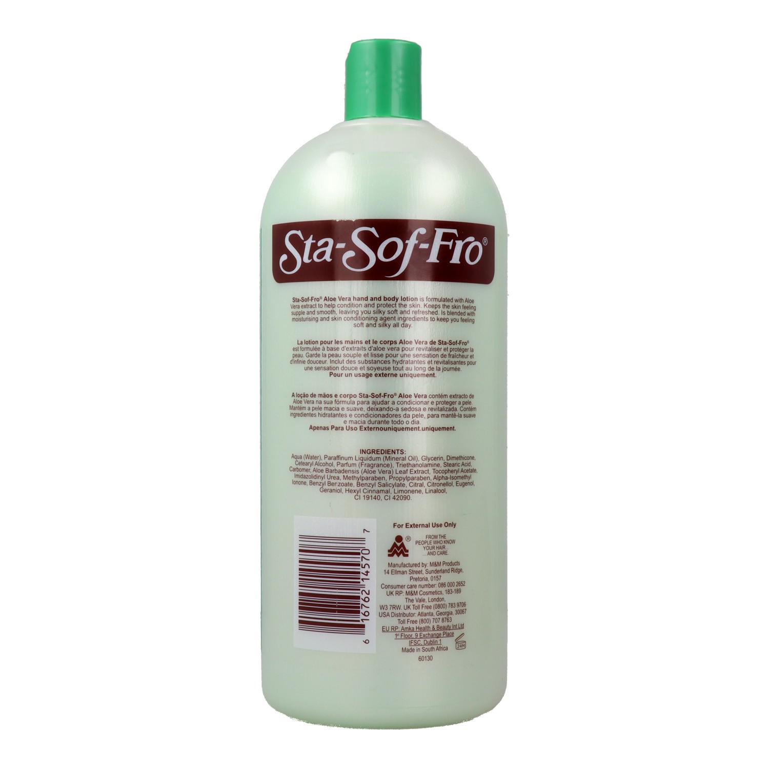 Sta Soft Fro Aloe Vera Loção 1 L