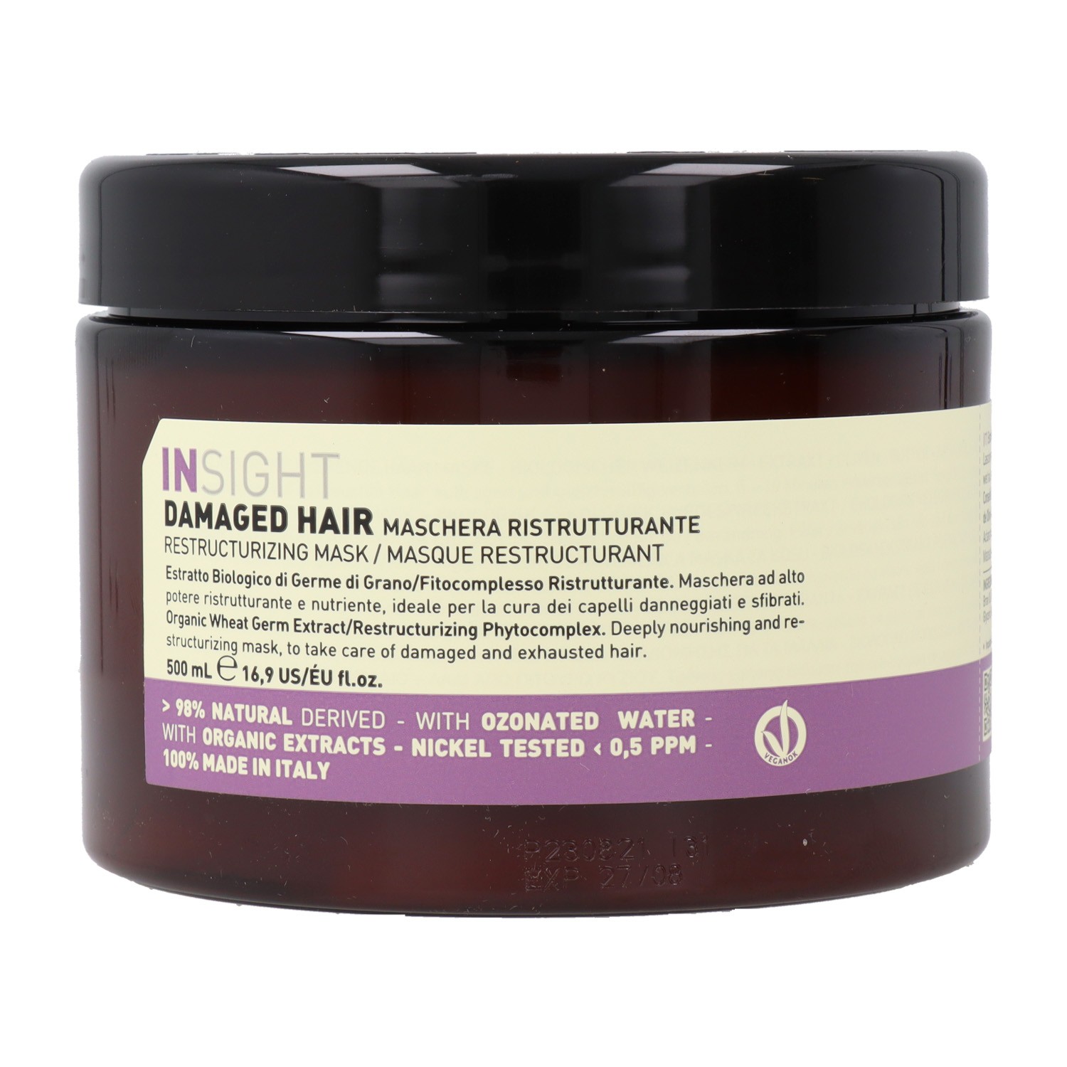 Insight Masque Cheveux Abîmés Abîmés 500 ml