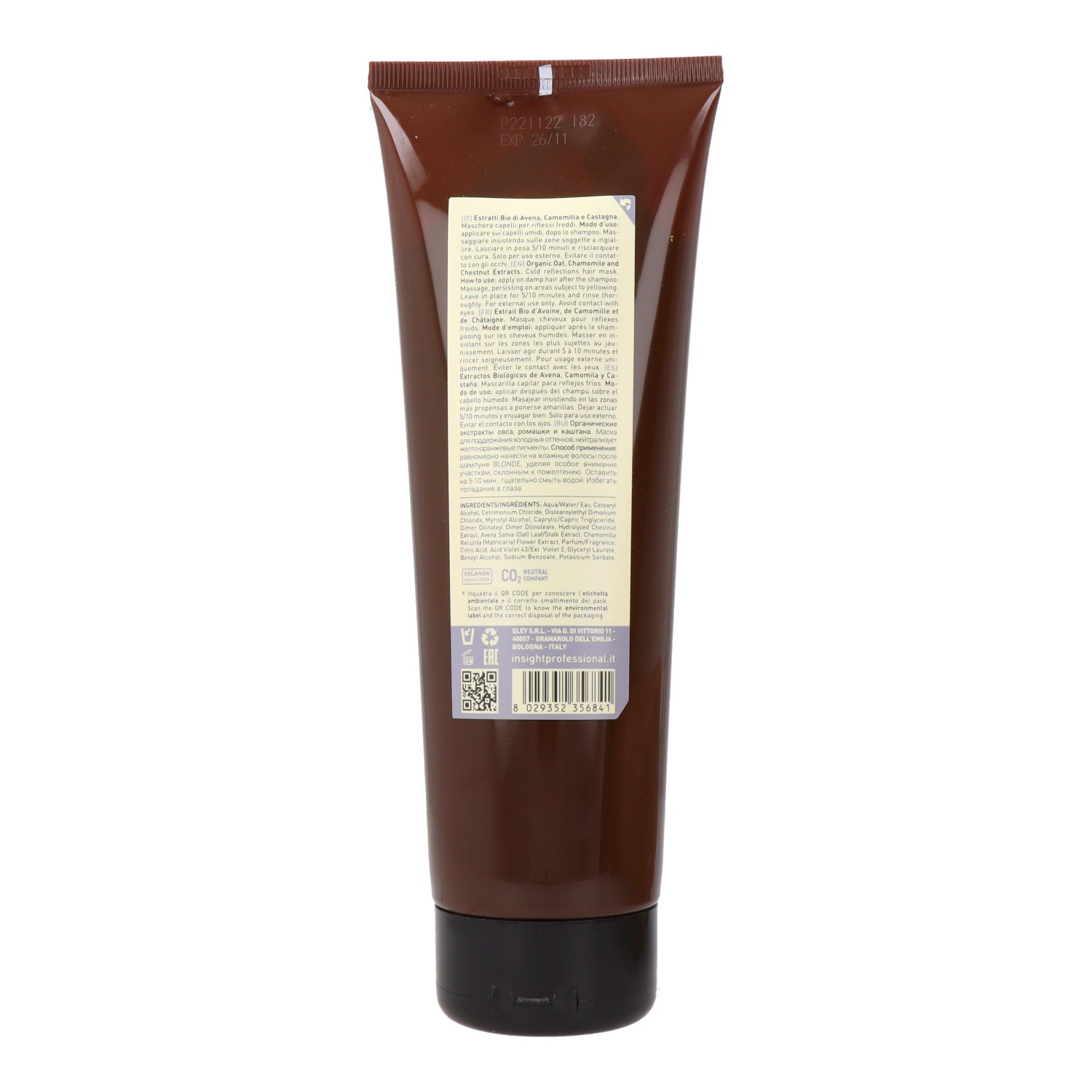 Insight Blonde Cold Reflections Mask 250 ml