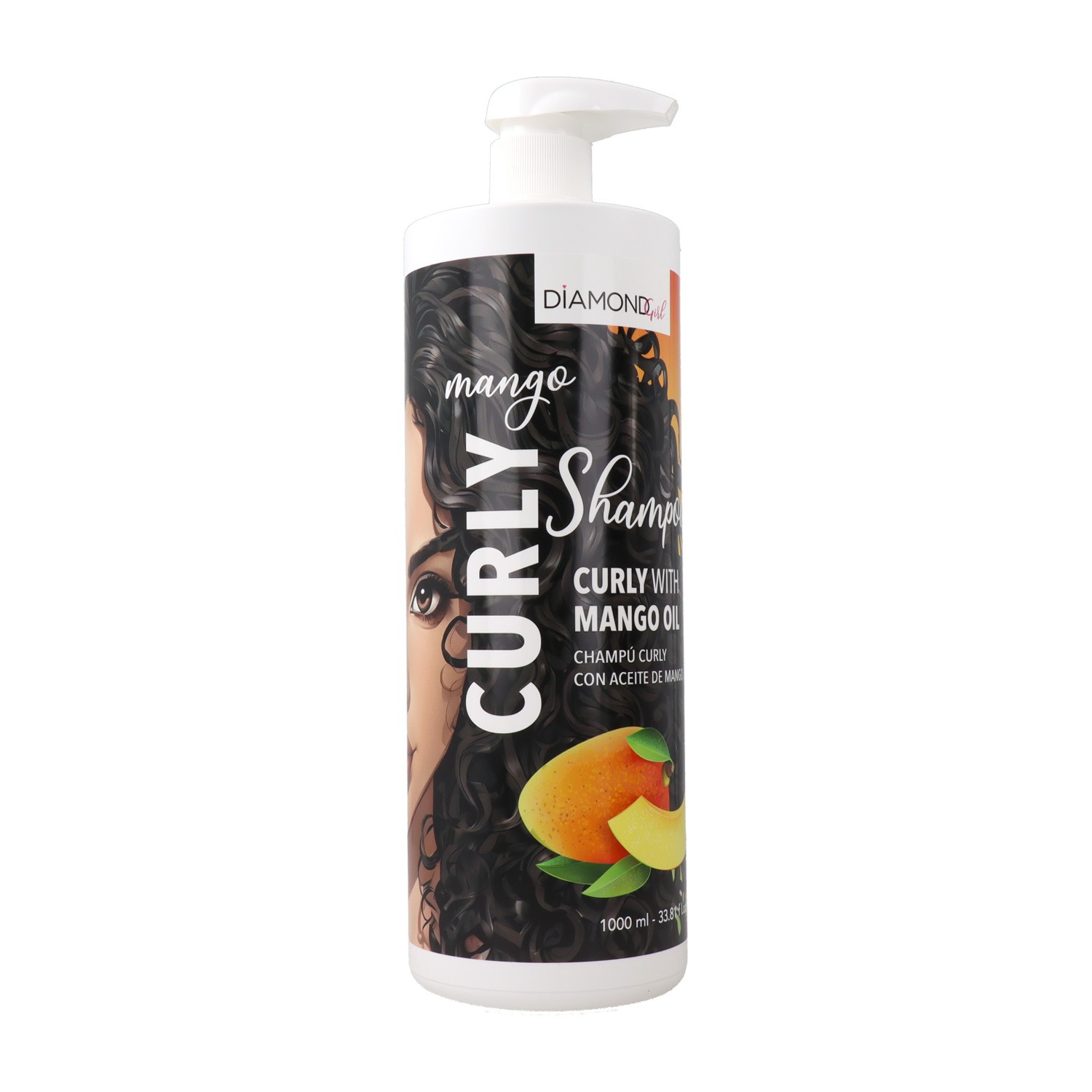 Diamond Girl Curly Mango Oil Champú 1000 ml Diamond Girl Curly Mango Oil Champú 1000 ml