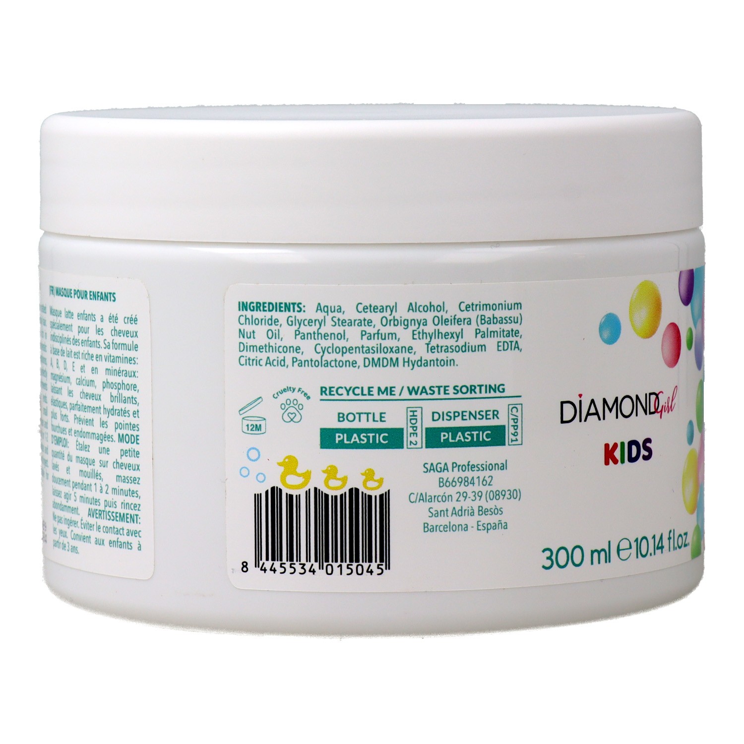 Diamond Girl Kids Latte Mascarilla 300 ml