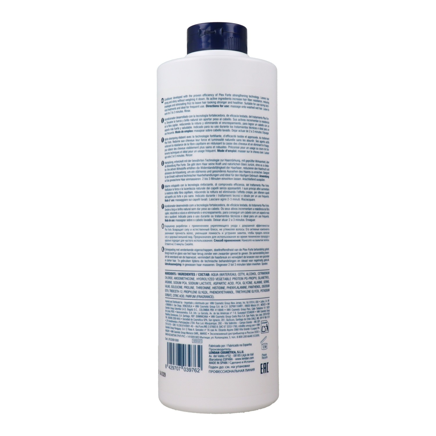 Lendan Plex Forte Acondicionador Strengthens and Repair No5 1000 ml