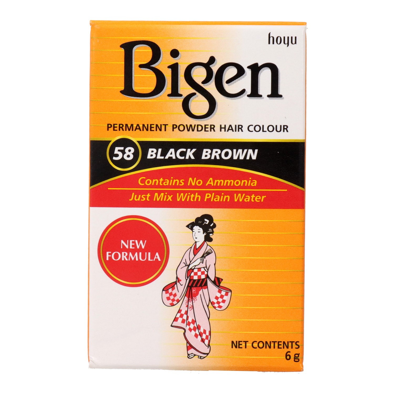 Bigen 58 Brun Noir 6 gr