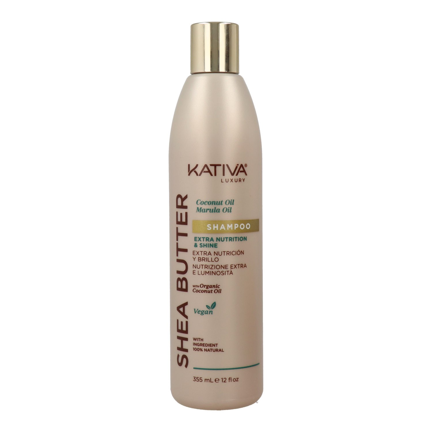 Kativa Shea Butter Coconut Marula Oil Champú 355 ml