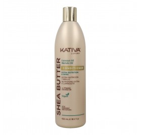 Kativa Après-shampooing à l'huile de marula et de noix de coco au beurre de karité 550 ml