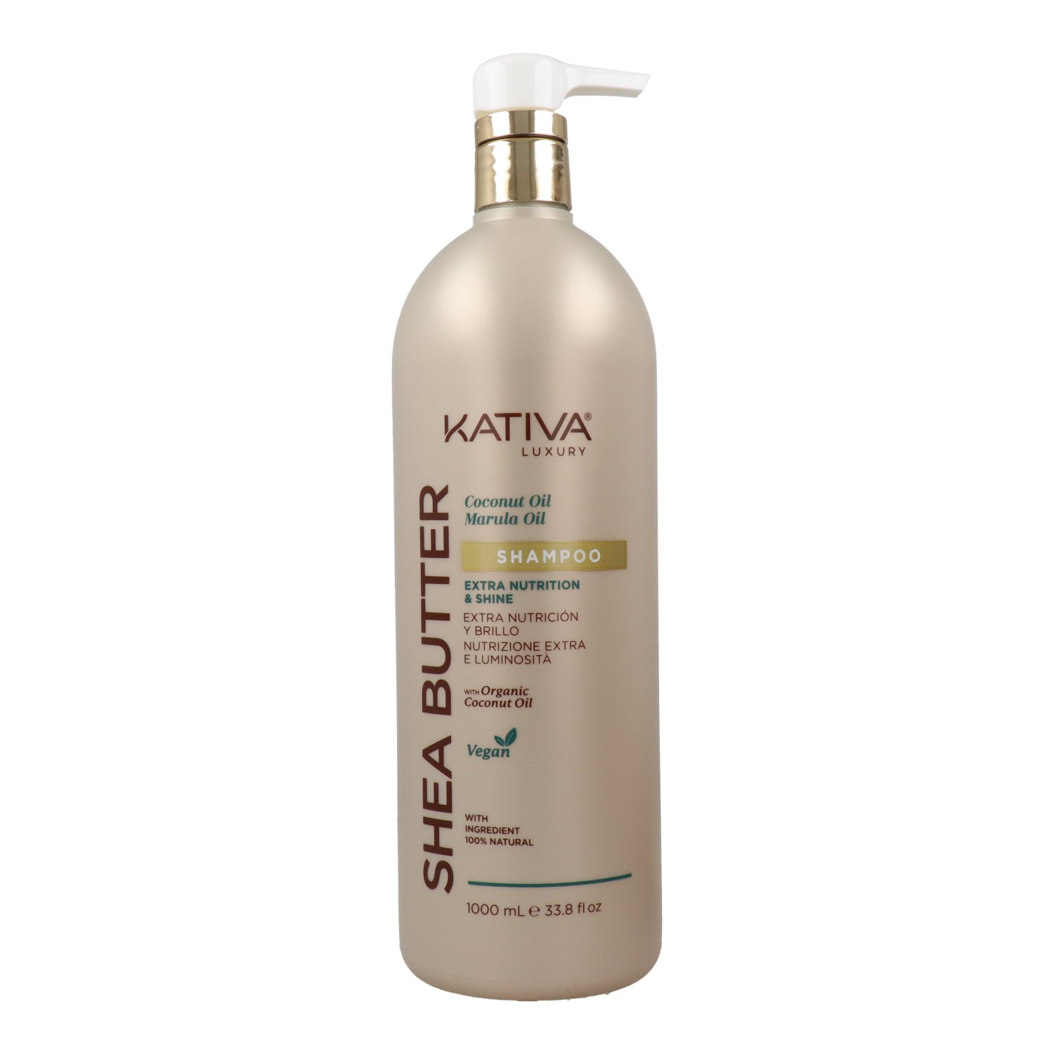 Kativa Shea Butter Coconut Marula Oil Champú 1000 ml