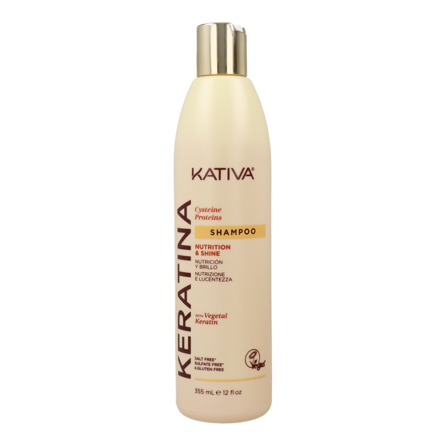 Kativa Keratina Cysteine Proteins Champú 355 ml