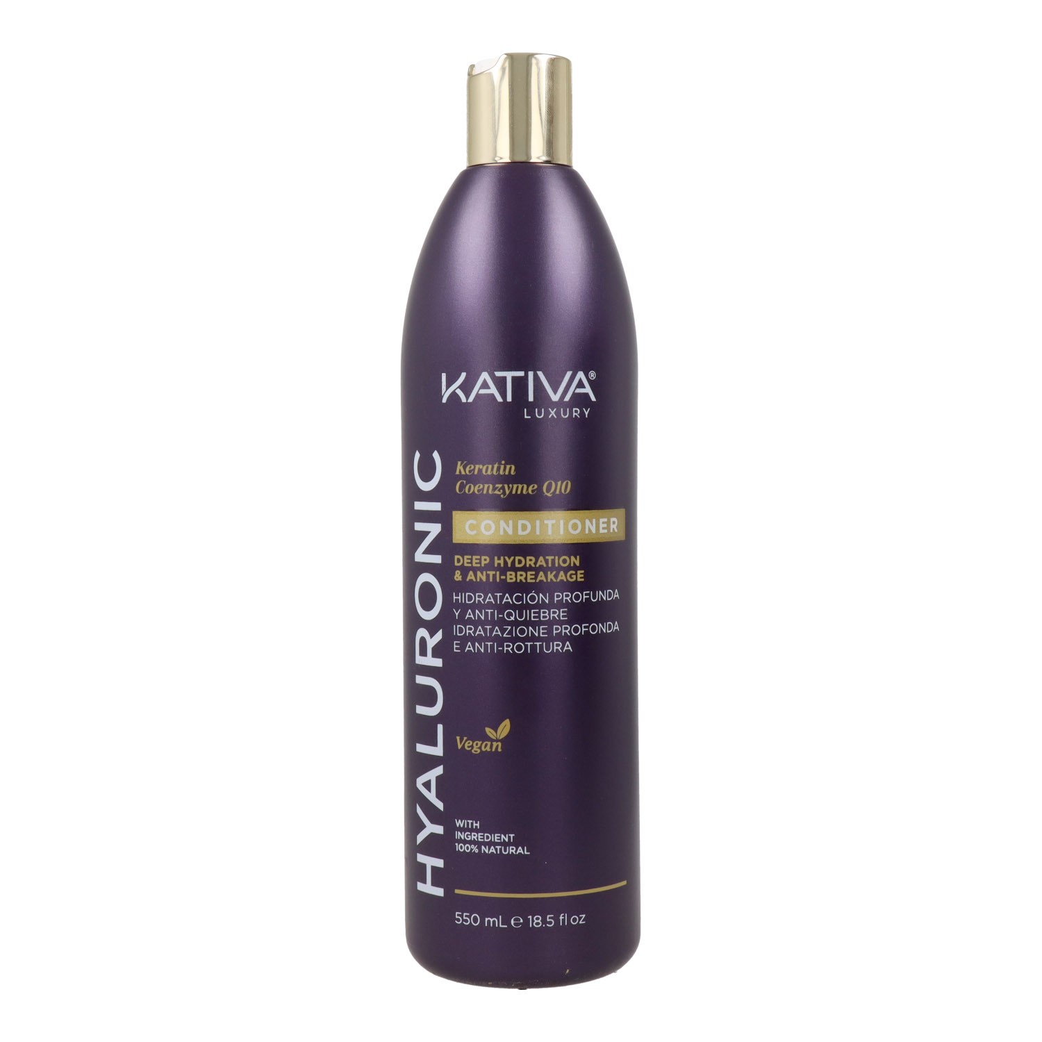 Kativa Après-shampooing hyaluronique kératine coenzyme Q10 550 ml