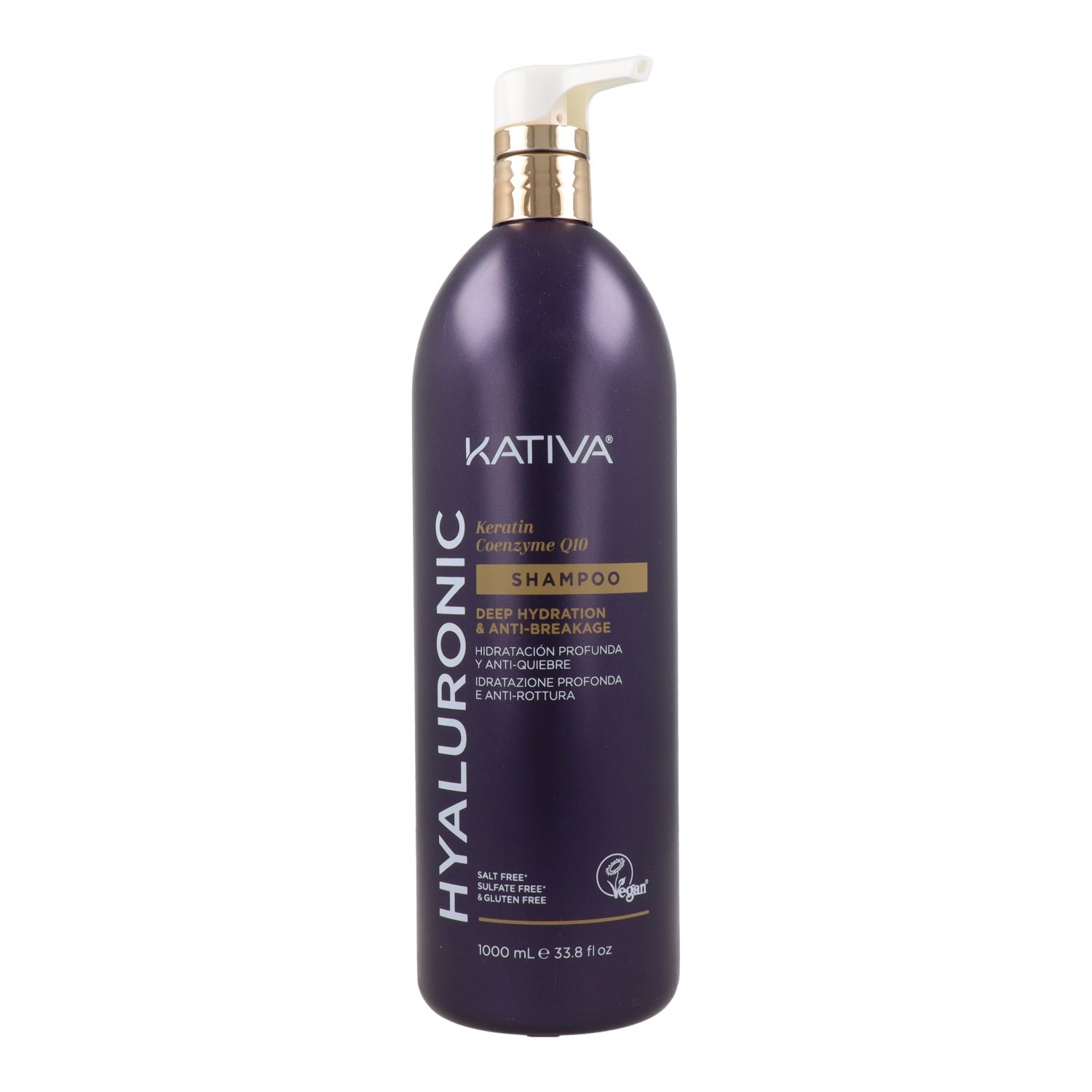 Kativa Hyaluronic Keratin Coenzyme Q10 Champú 1000 ml Kativa Hyaluronic Keratin Coenzyme Q10 Champú 1000 ml