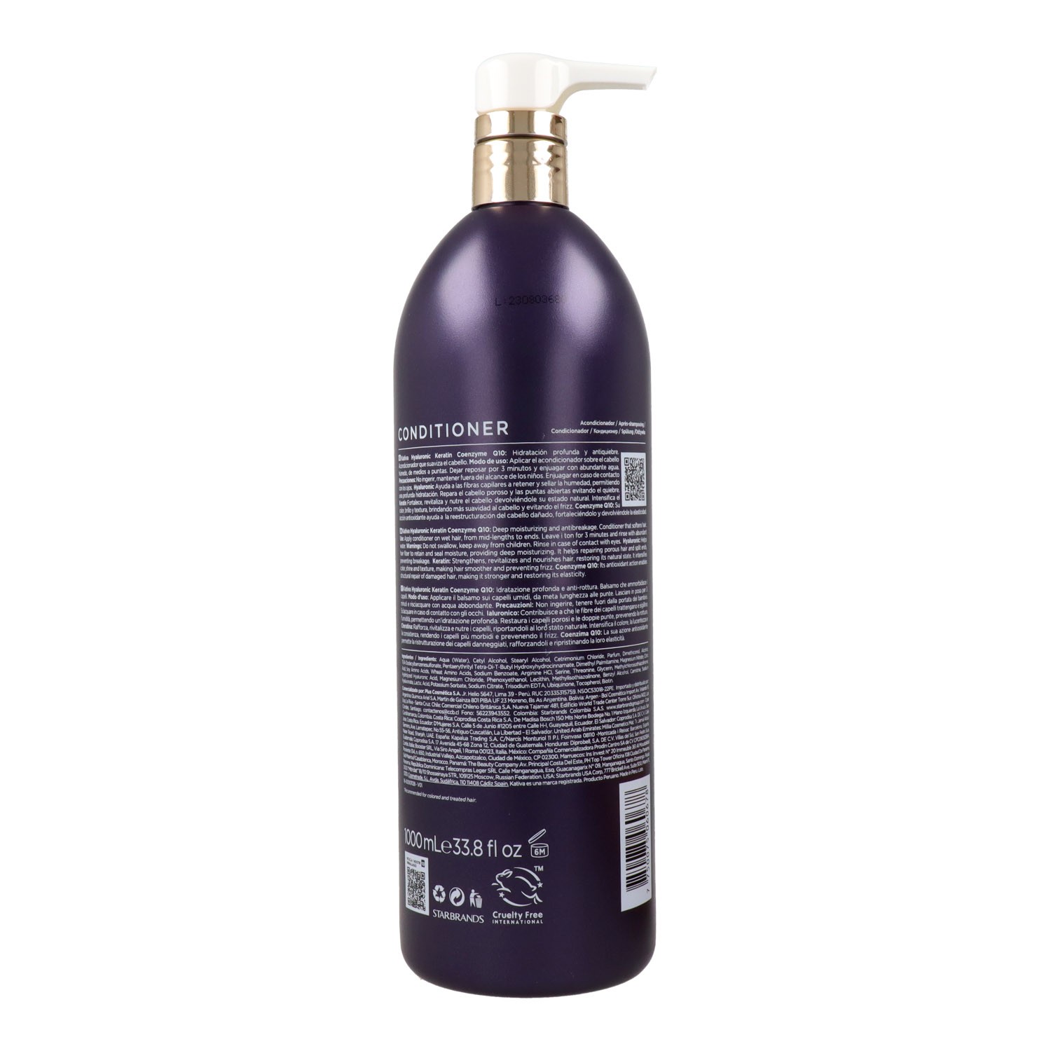 Kativa Hyaluronic Keratin Coenzyme Q10 Acondicionador 1000 ml