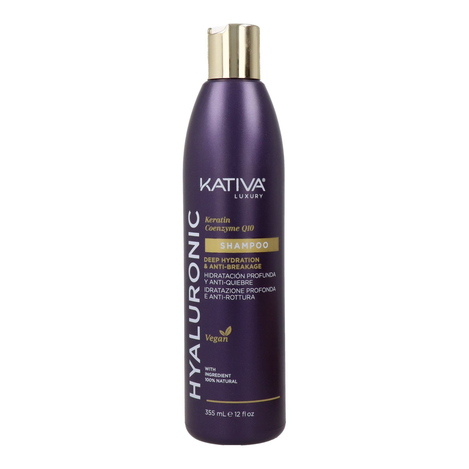 Kativa Hyaluronic Keratin Coenzyme Q10 Champú 355 ml