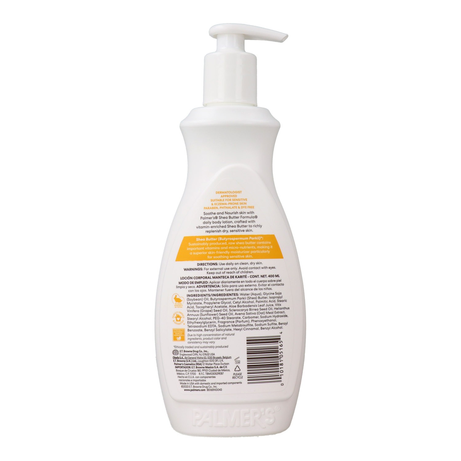 Palmers Shea Butter Body Loção 400 Ml