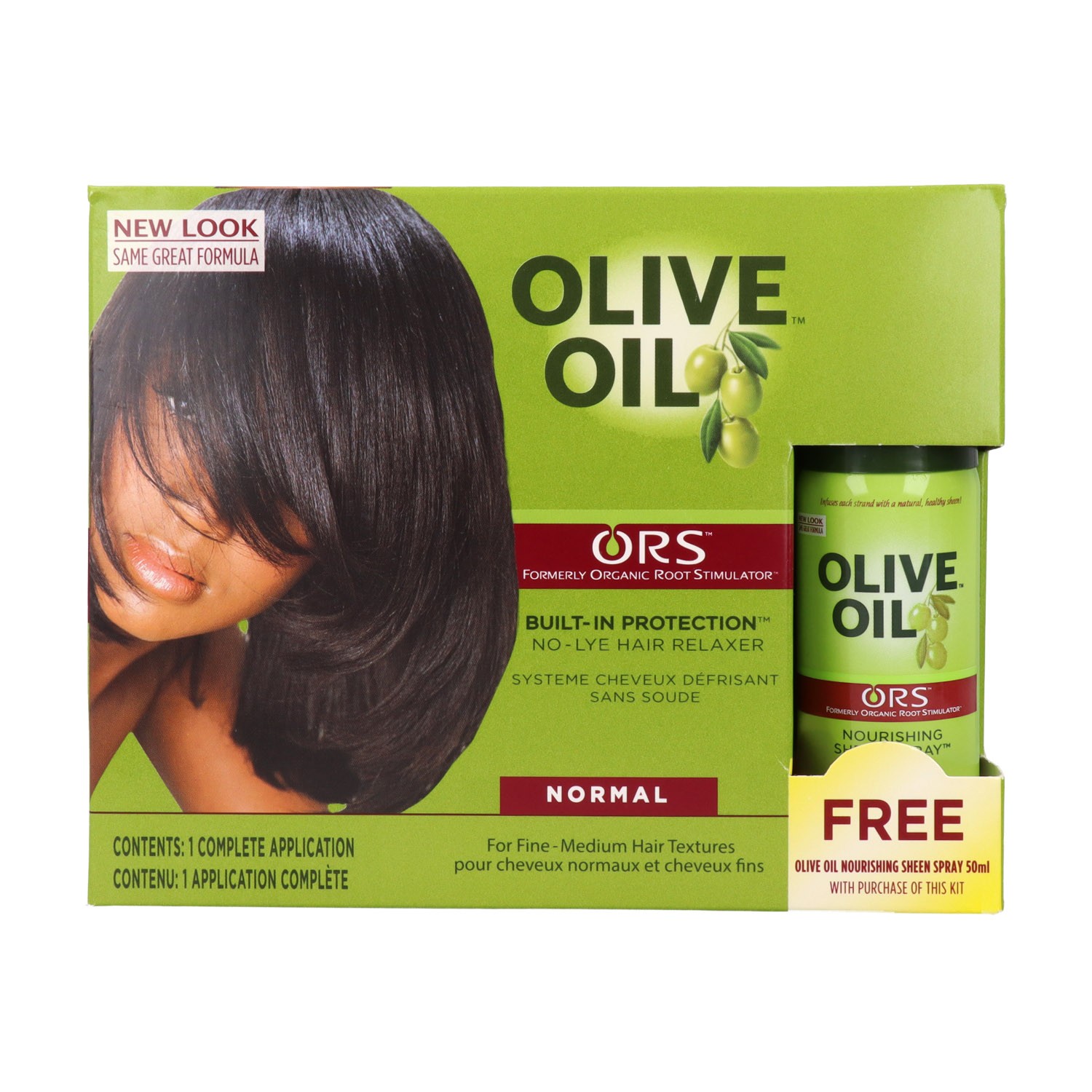 Ors Olive Oil Relaxer Kit Normal (Olive+Shea+Peq) Ors Olive Oil Relaxer Kit Normal (Olive+Shea+Peq)