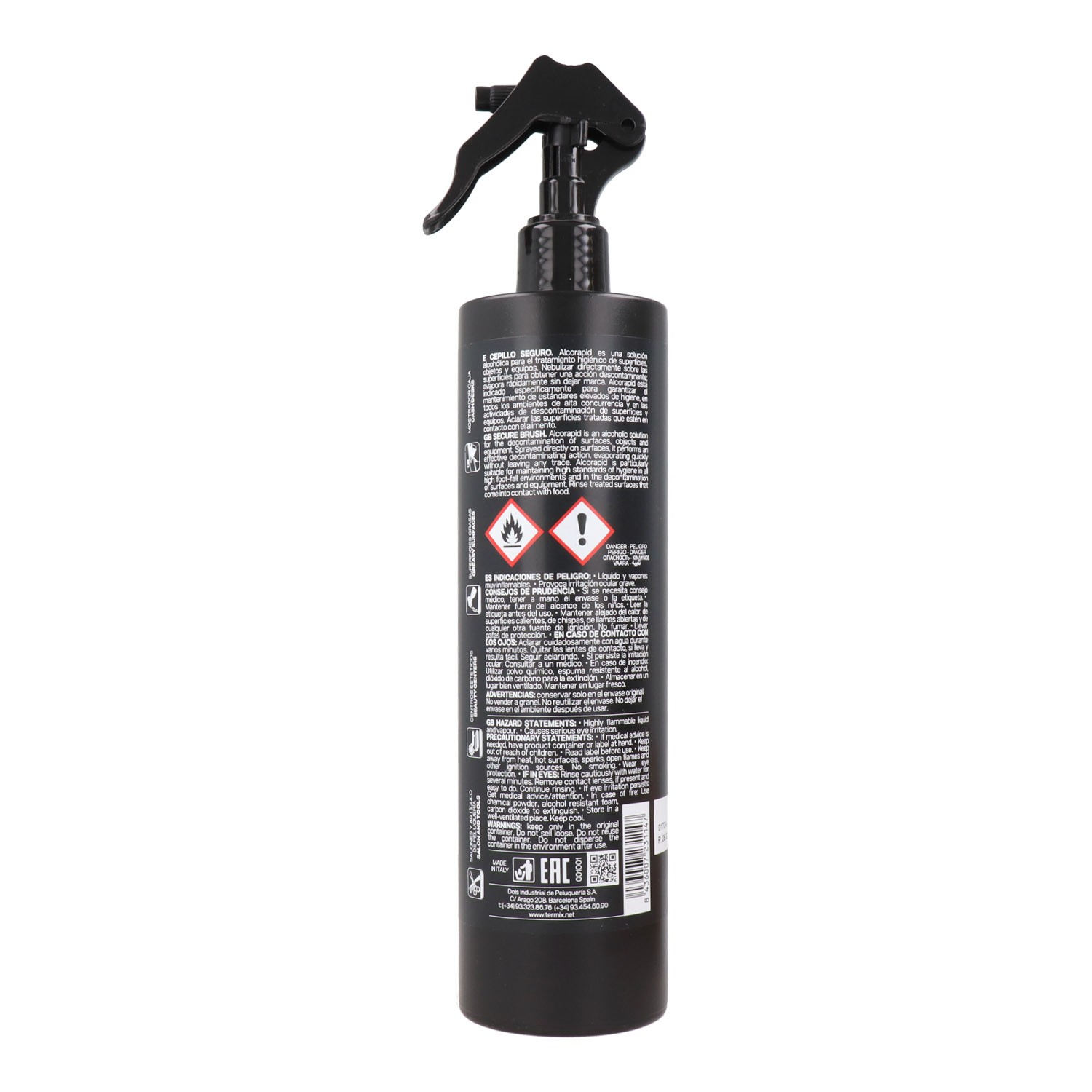Termix Desinfectante Profesional Alcorapid Style.Me 500 ml