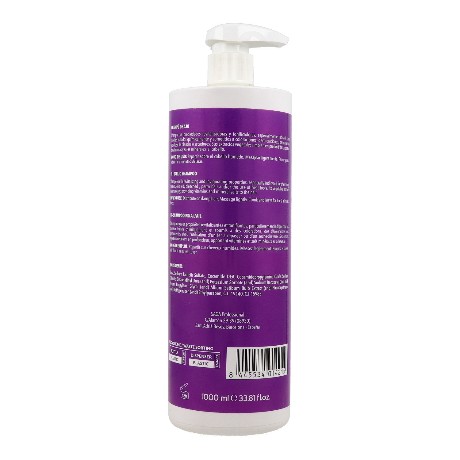 Diamond Girl Revitalizador Tonificador Ajo Champú 1000 ml