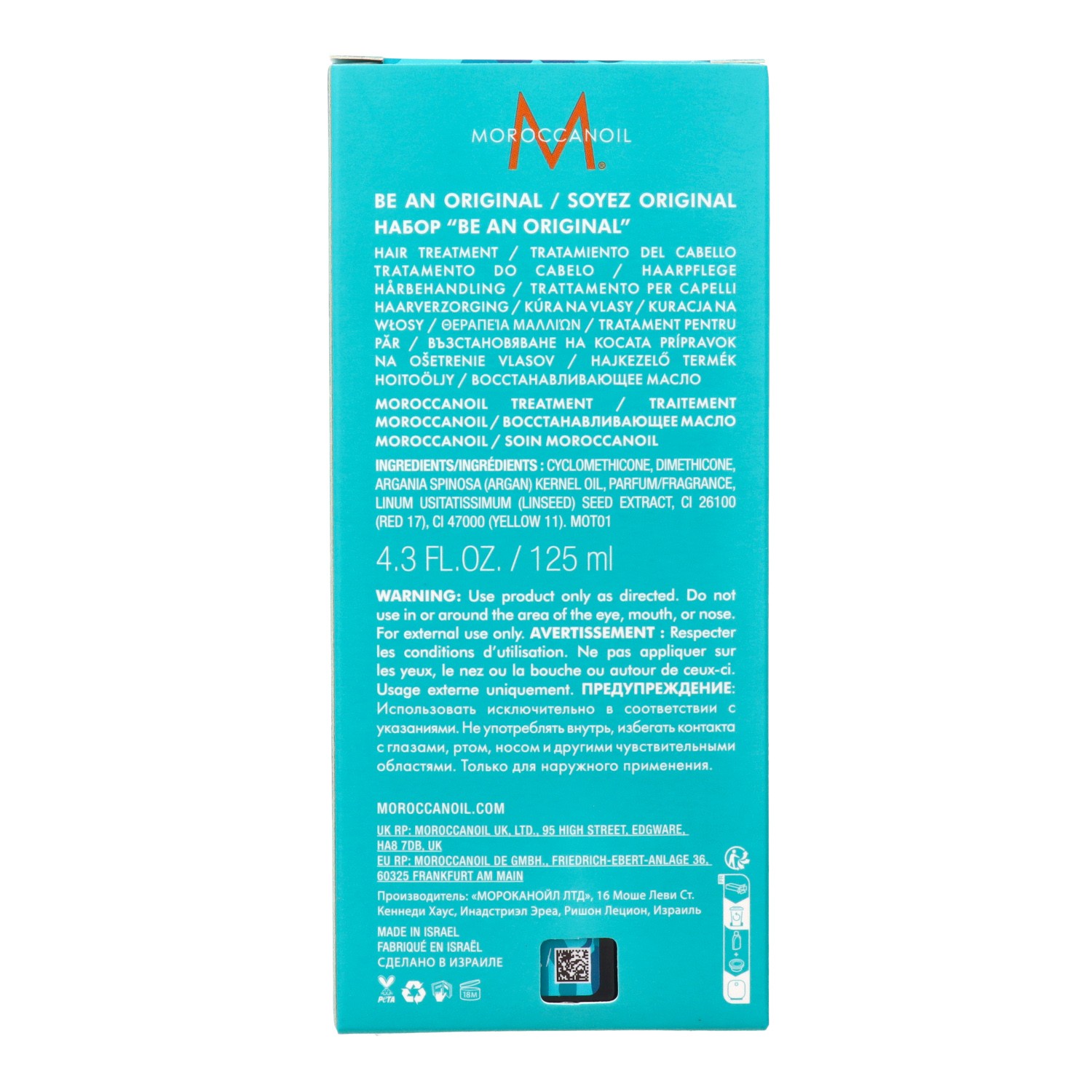 Moroccanoil Tratamiento Aceite Argan 100 ml + 25 ml