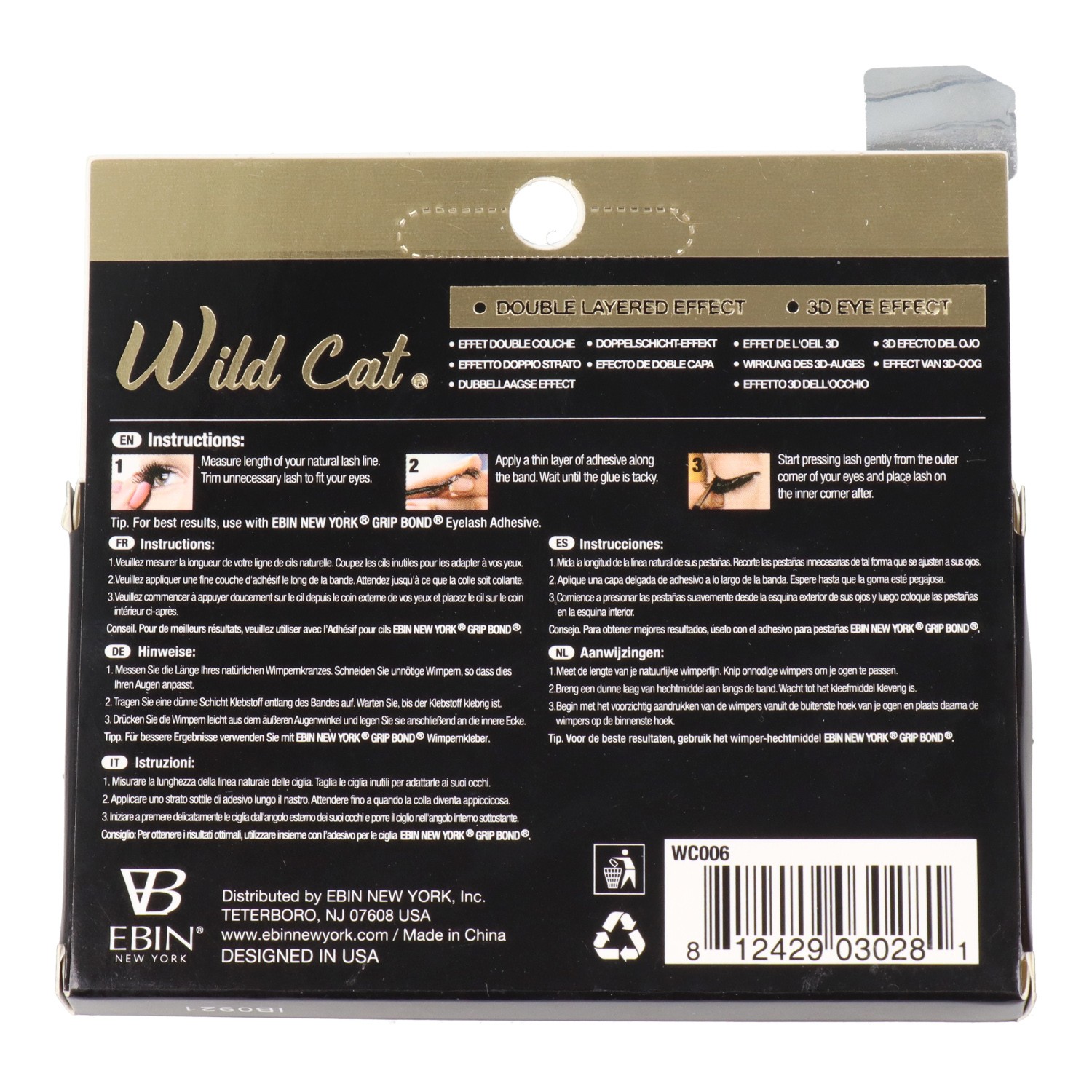 Ebin New York Wild Cat Lash Bella