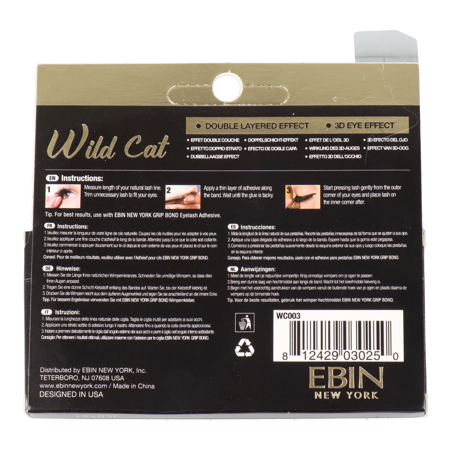 Ebin New York Wild Cat Lash Cleo