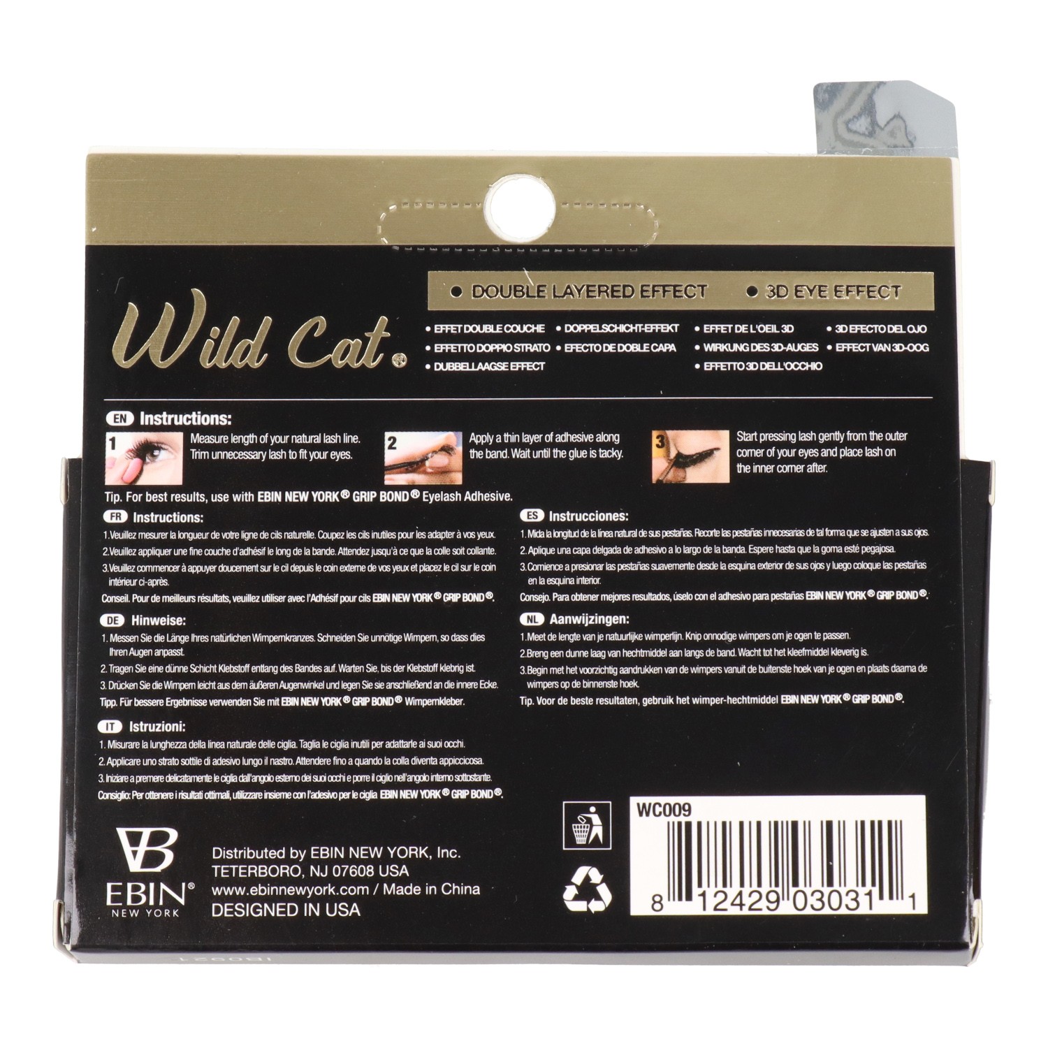 Ebin New York Wild Cat Lash Mia