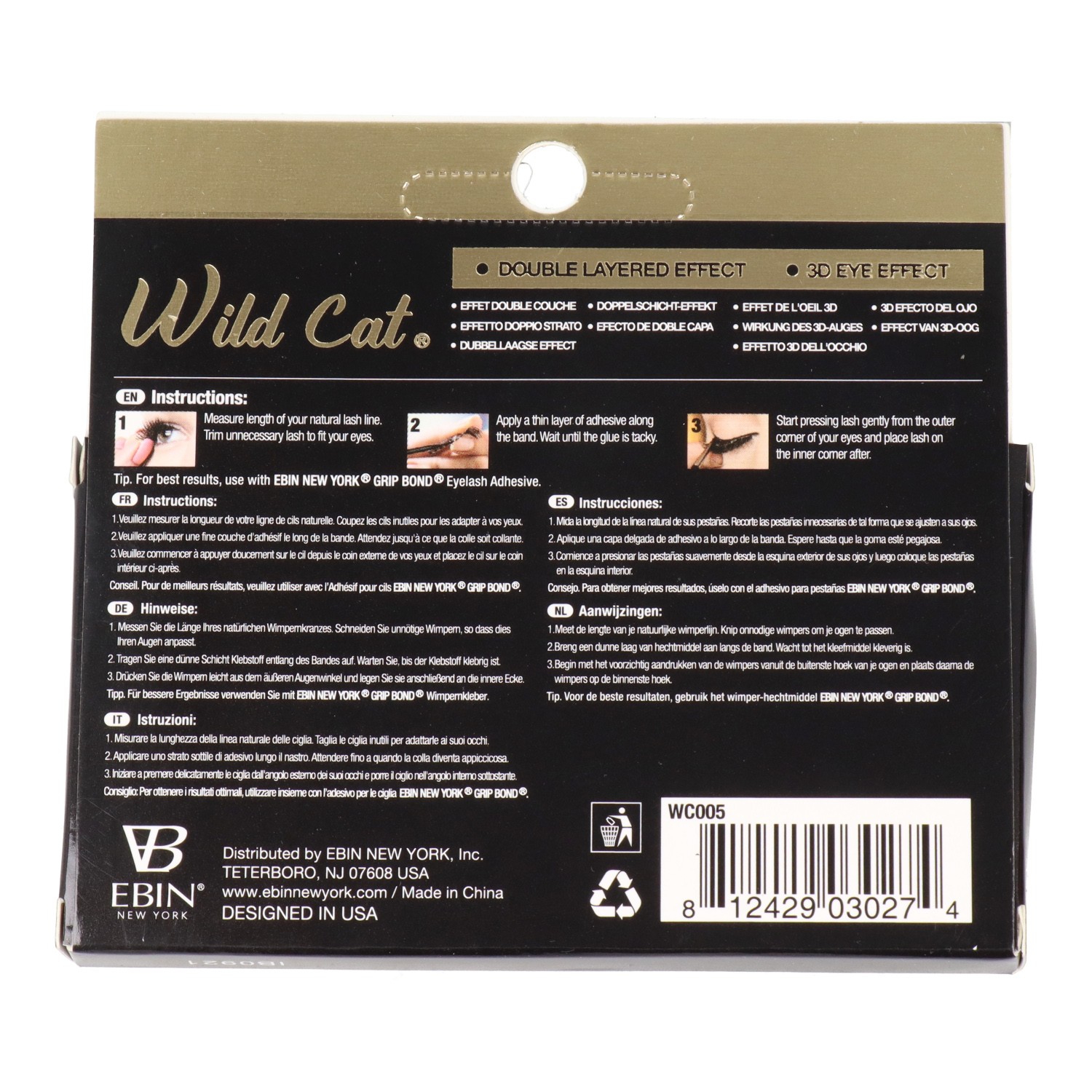 Ebin New York Wild Cat Lash Sophie