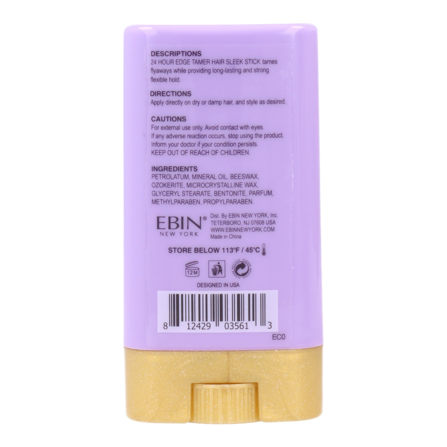Ebin New York 24Hr Edge Sleek Kiwi Pineapple Cera 15 gr