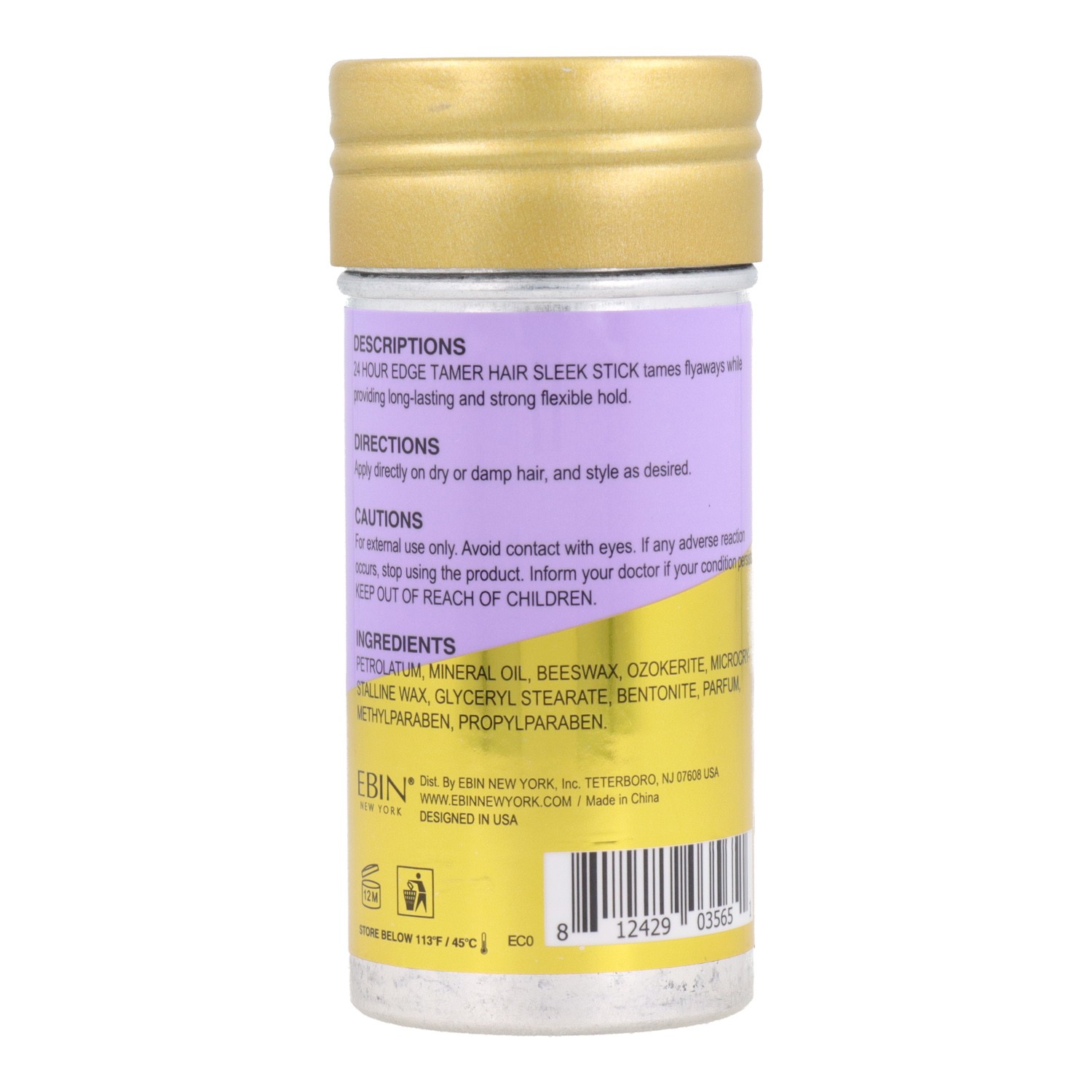 Ebin New York 24Hr Edge Sleek Kiwi Pineapple Cera 75 gr