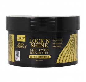 Ebin New York Braid Formula Lock'n Shine Gel 236 ml