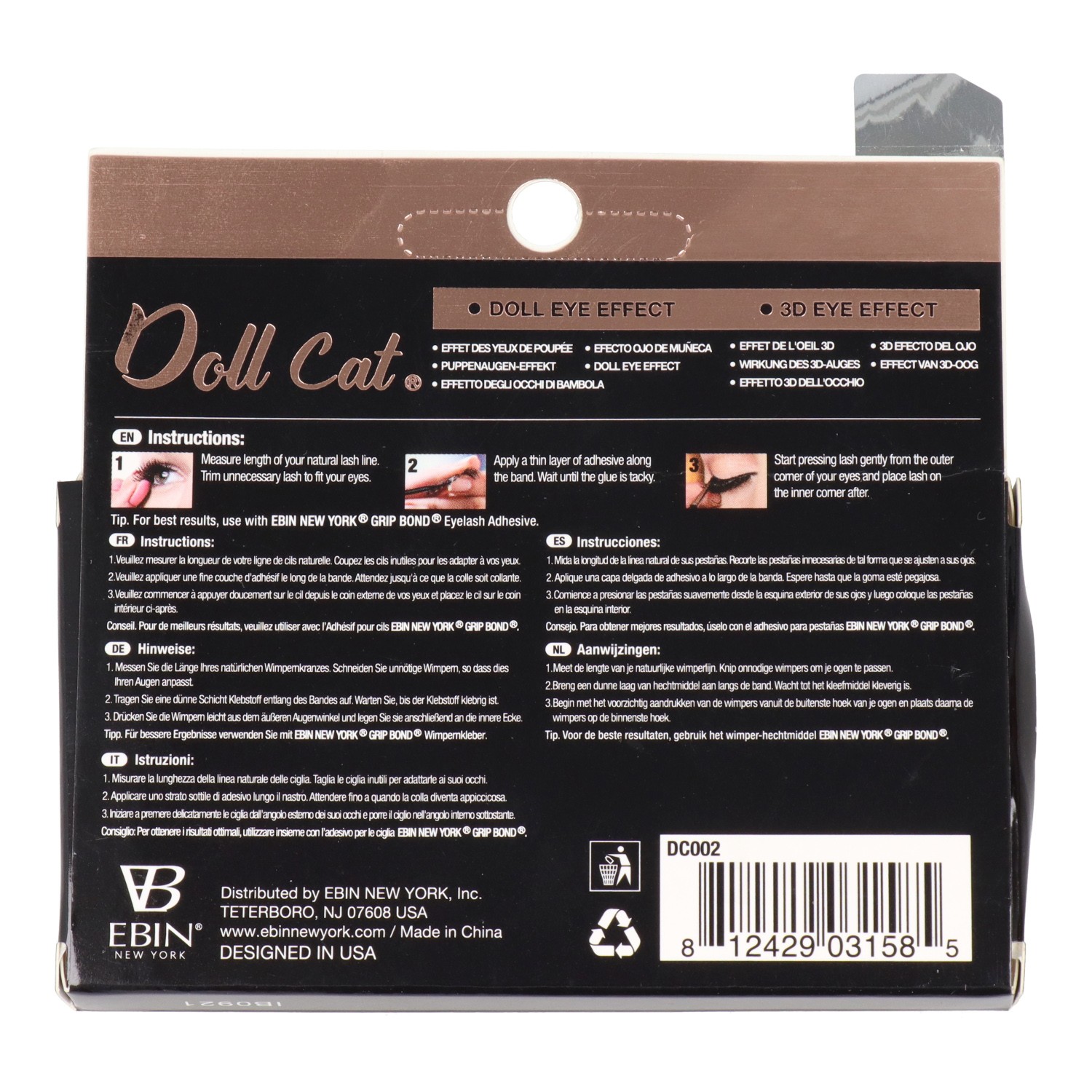 Ebin New York Doll Cat Lash Ashlyn