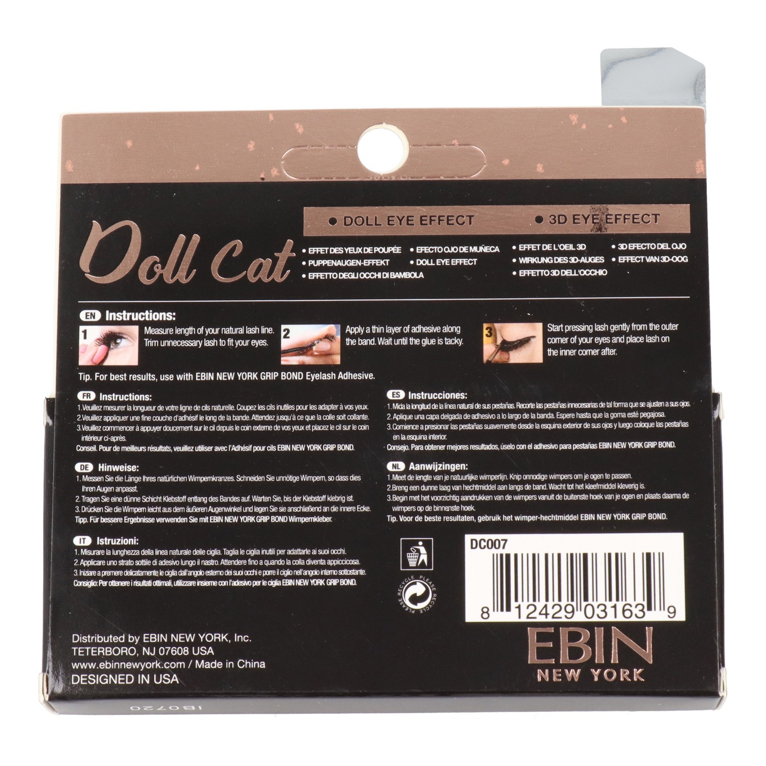 Ebin New York Doll Cat Lash Fallon