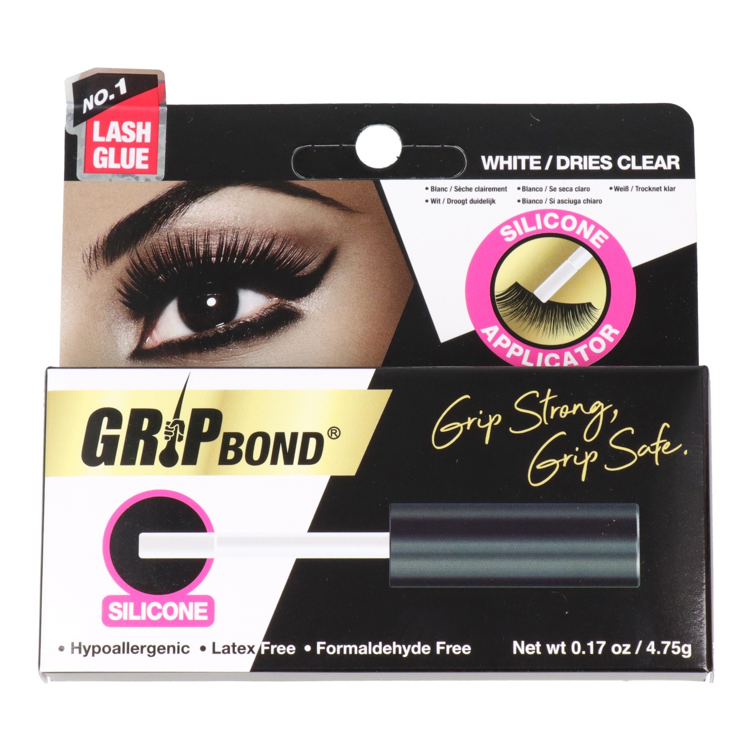 Ebin New York Adesivo para cílios Grip Bond 5G garrafa branca 75 gr