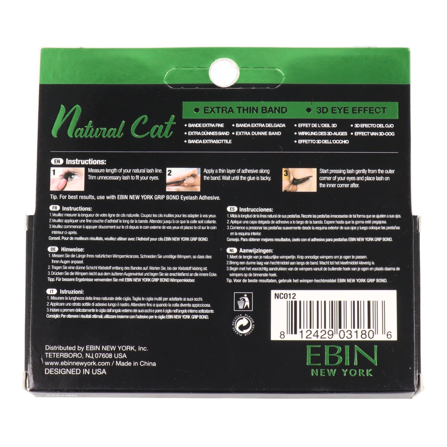 Ebin New York Natural Cat Lash York