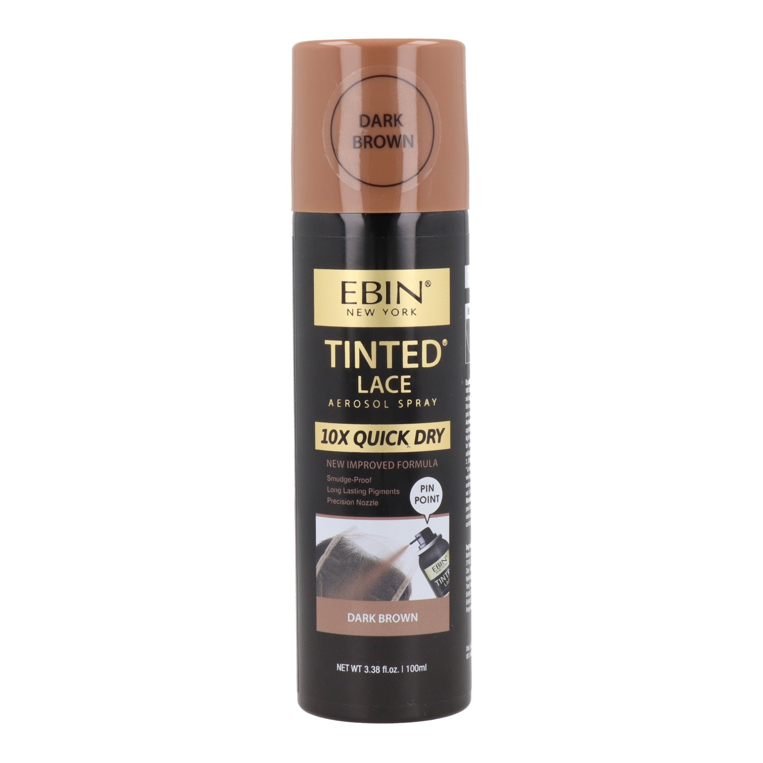 Ebin New York Quick Tinted Lace Spray Dark Brown 100 ml Ebin New York Quick Tinted Lace Spray Dark Brown 100 ml
