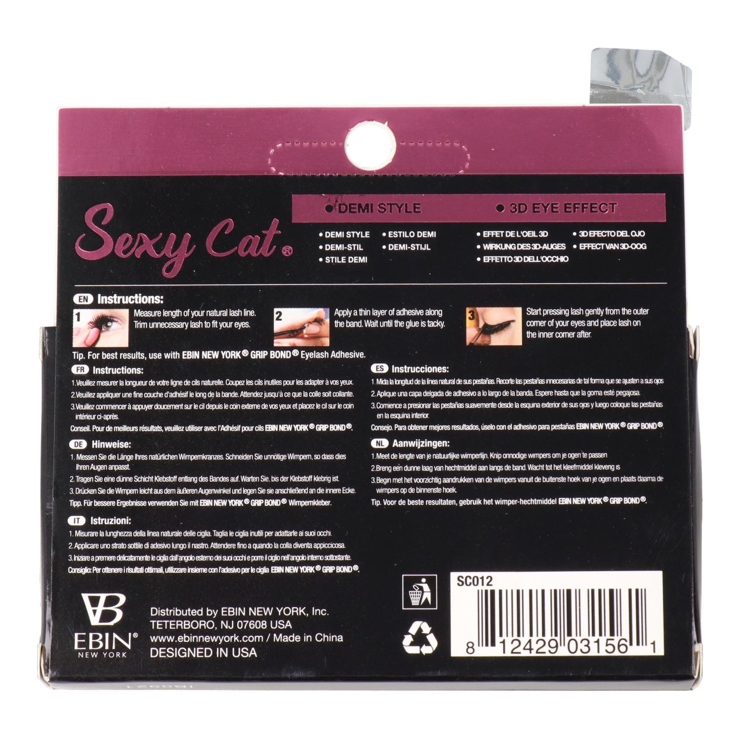 Ebin New York Sexy Cat Lash Pisces