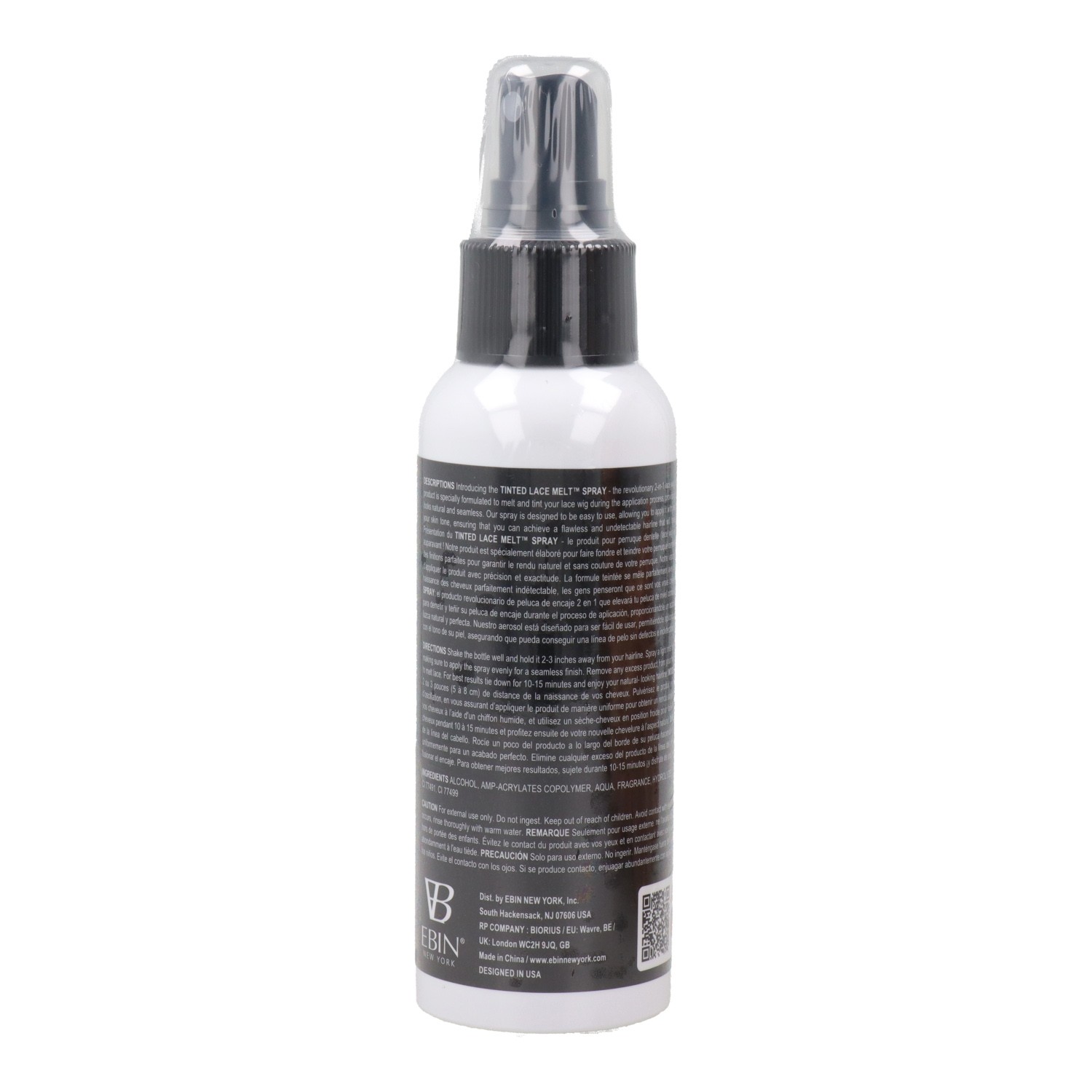 Ebin New York Tinted Lace Melt Pump Medium Brown Spray 100 ml