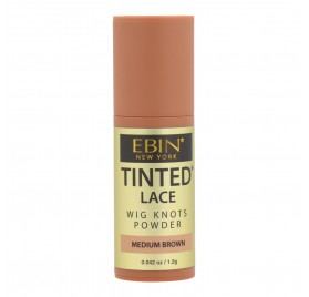 Ebin New York Tinted Lace Wig Knots Medium Brown Powder 1.2 gr