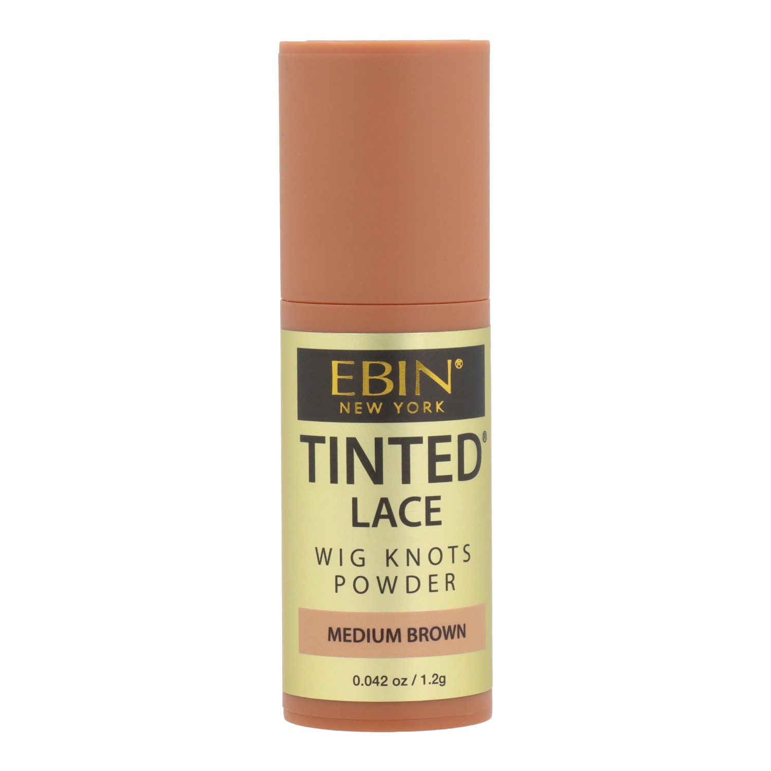 Ebin New York Tinted Lace Wig Knots Medium Brown Powder 1.2 gr