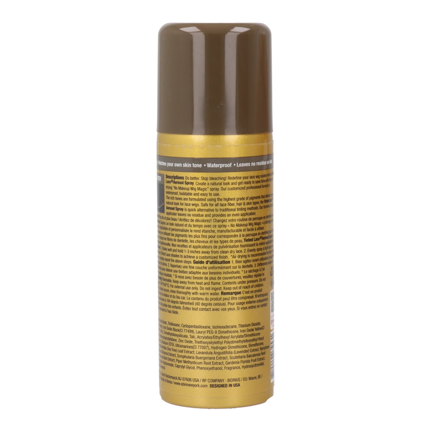 Ebin New York Tinted Lace Cool Deep Brown Spray 80 ml