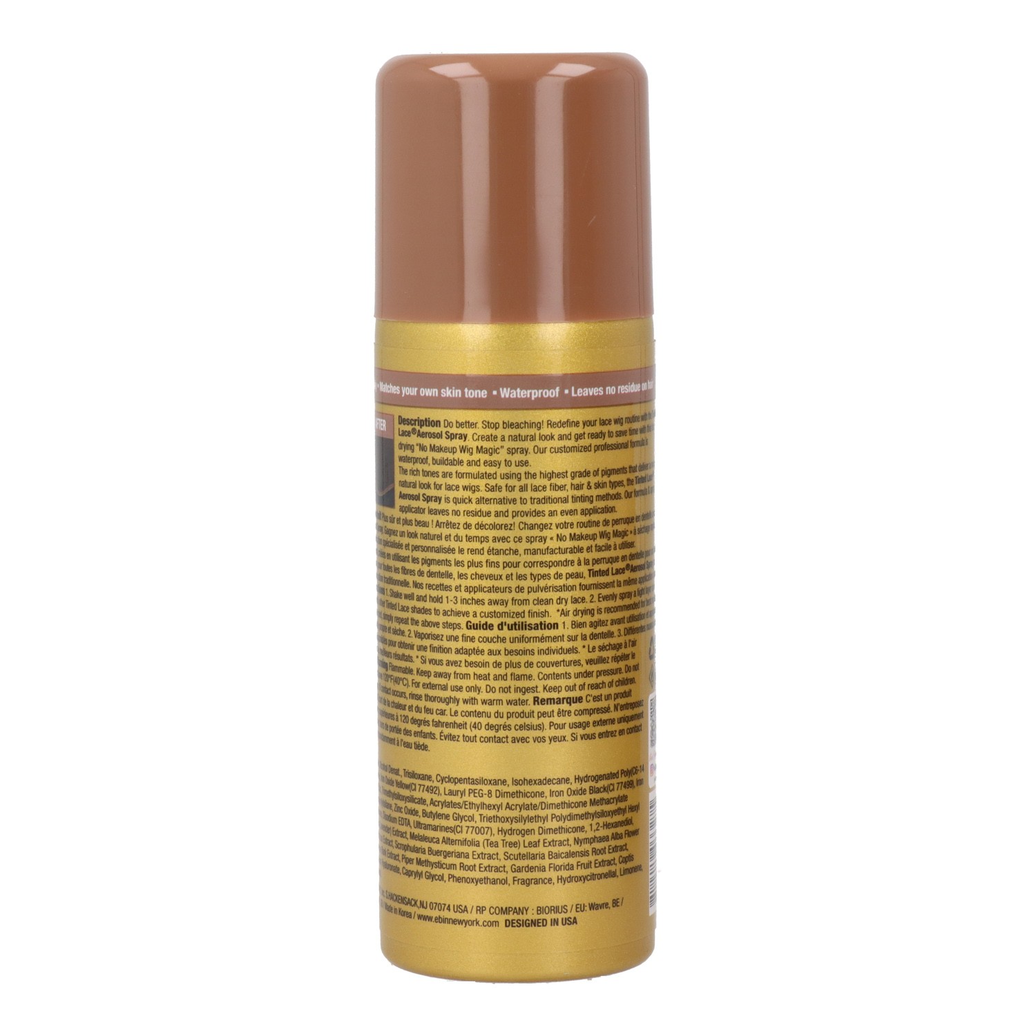 Ebin New York Tinted Lace Dark Brown Spray 80 ml