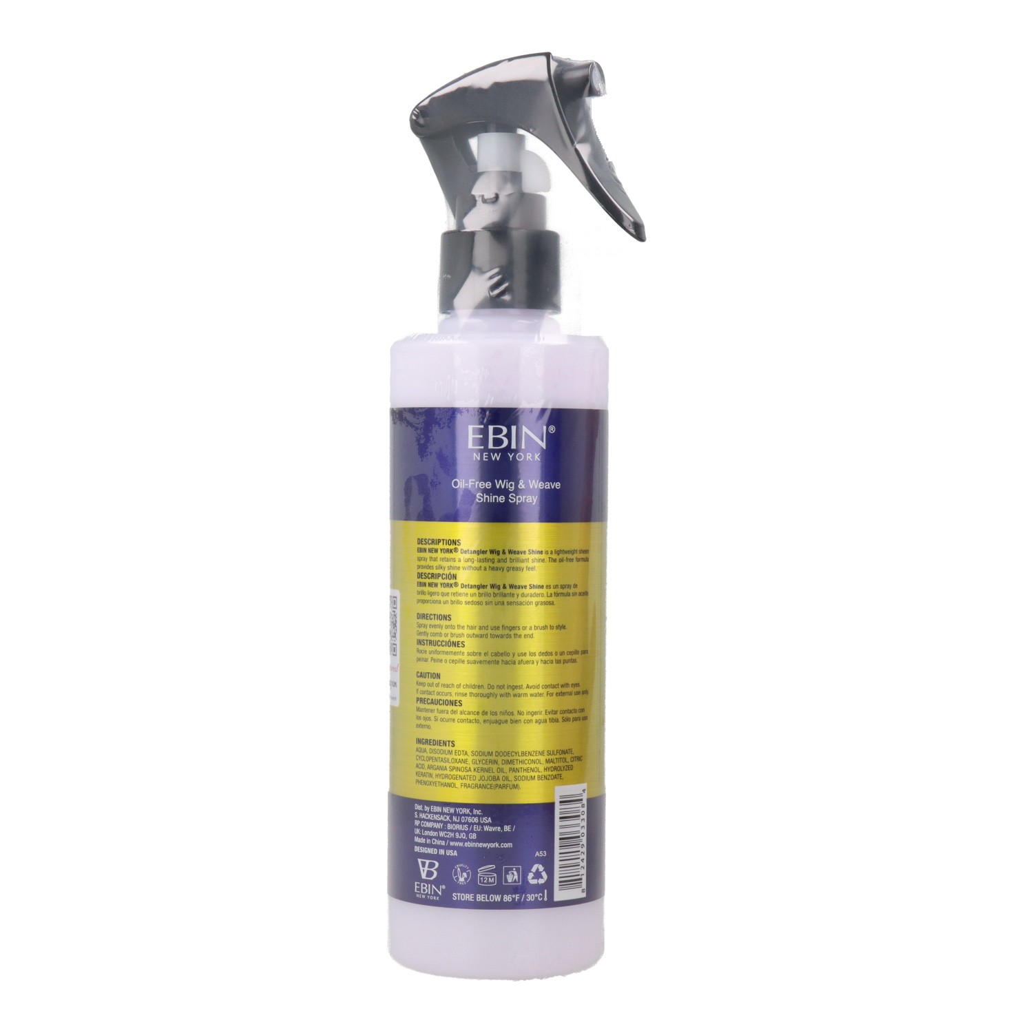 Ebin New York Wig Weave Shine Spray 250 ml