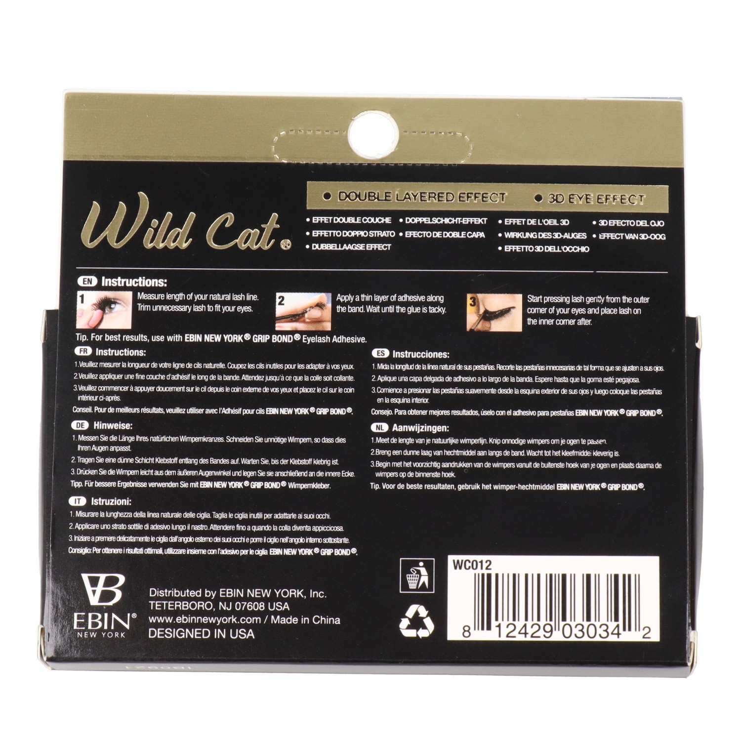 Ebin New York Wild Cat Lash Sassy