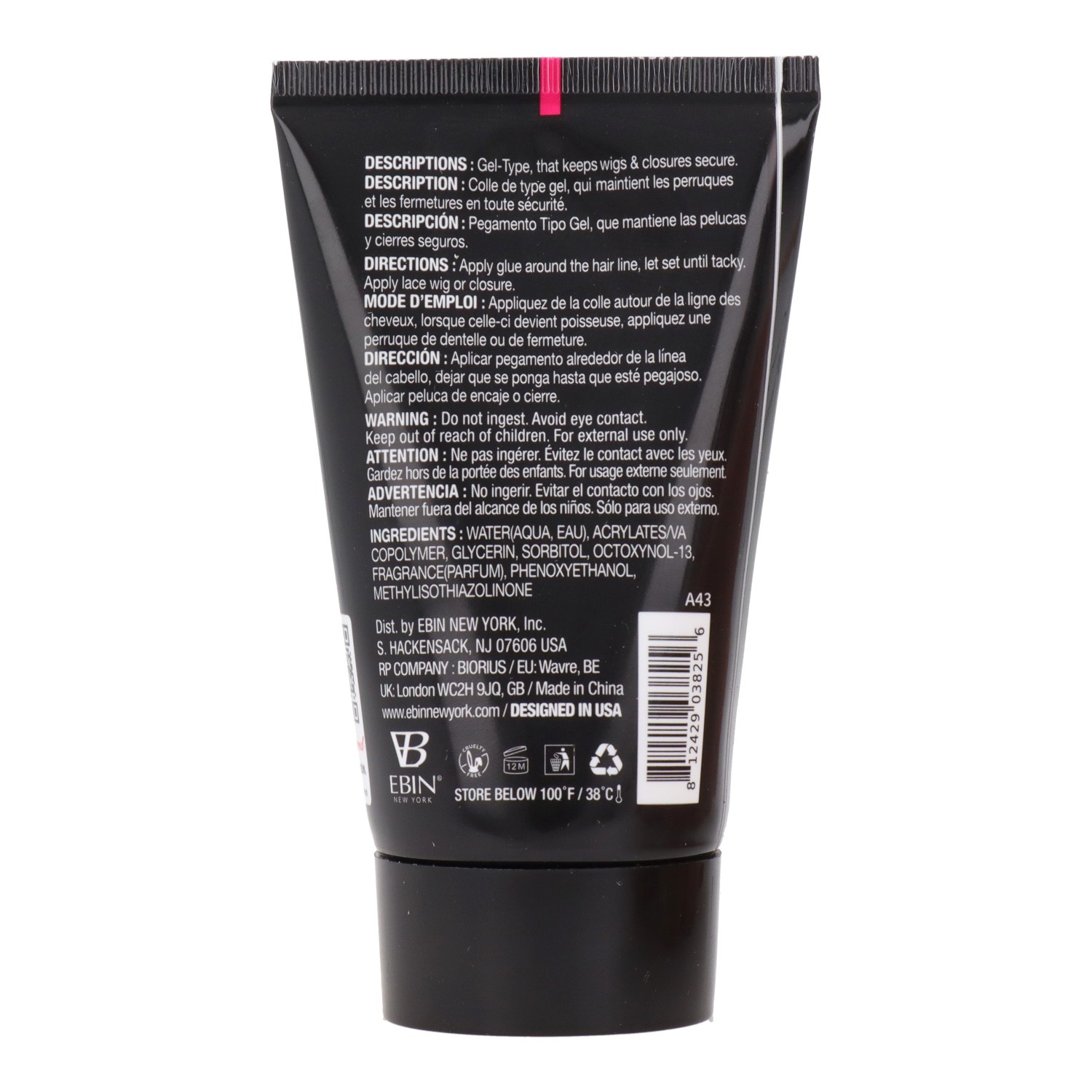 Ebin New York Wonder Bond Holding Extreme Gel 37 ml