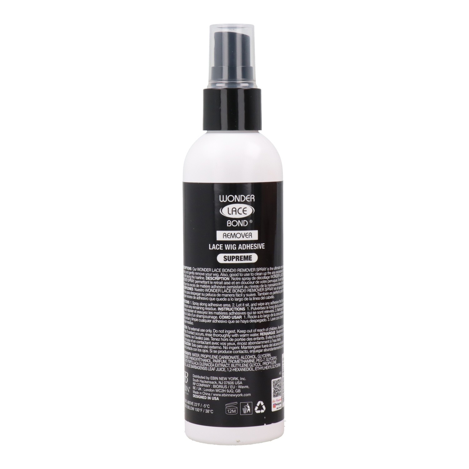 Ebin New York Wonder Bond Remover Supreme Spray 120 ml