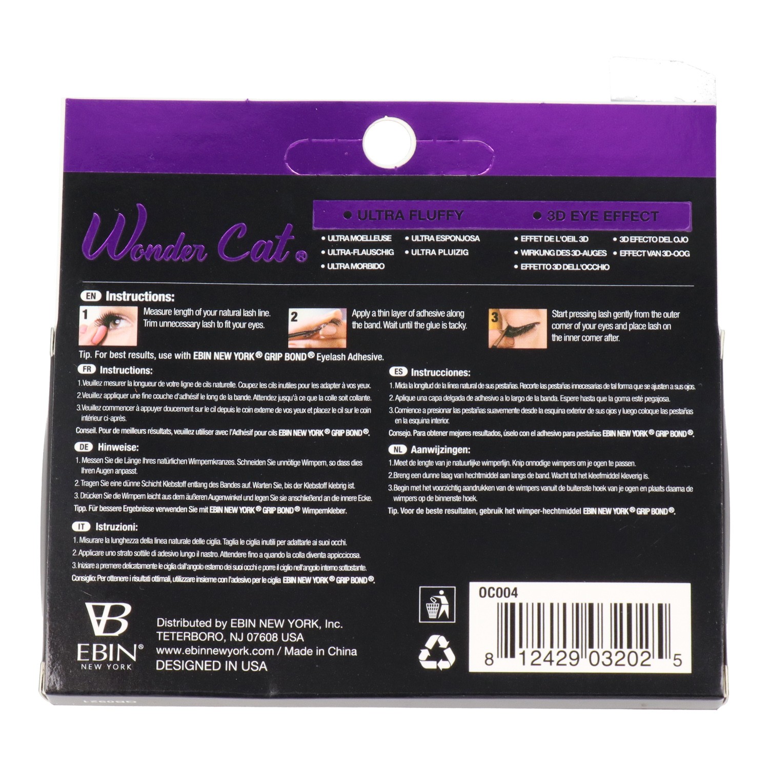 Ebin New York Wonder Cat Lash April