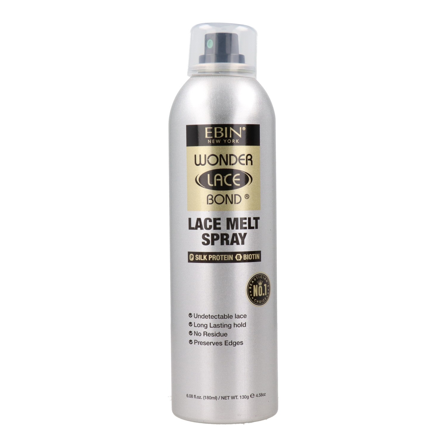 Ebin New York Wonder Lace Bond Lace Melt Silk Protein Biotin Aerosol Spray 180 ml Ebin New York Wonder Lace Bond Lace Melt Silk Protein Biotin Aerosol Spray 180 ml