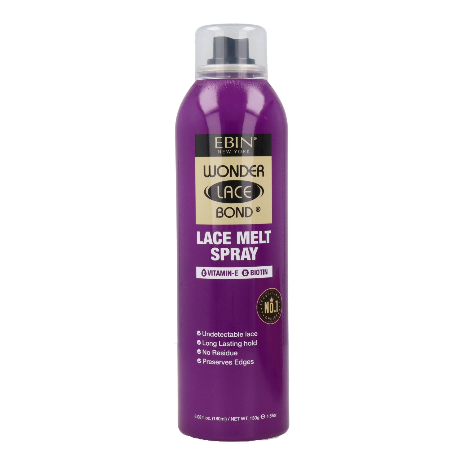Ebin New York Wonder Lace Bond Lace Melt Vitamin E Biotin Aerosol Spray 180 ml Ebin New York Wonder Lace Bond Lace Melt Vitamin E Biotin Aerosol Spray 180 ml