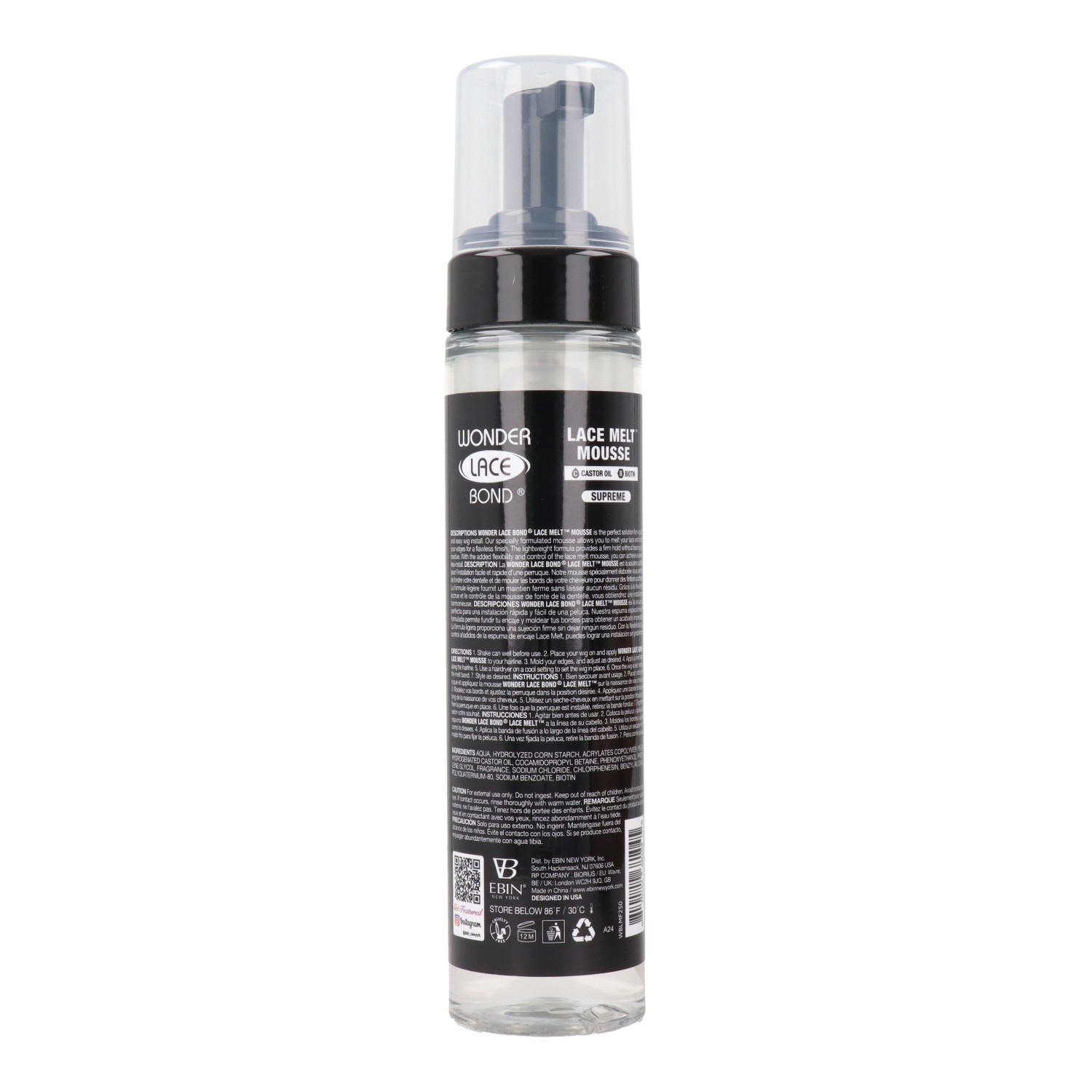 Ebin New York Wonder Lace Bond Lace Melt Supreme Mousse 250 ml