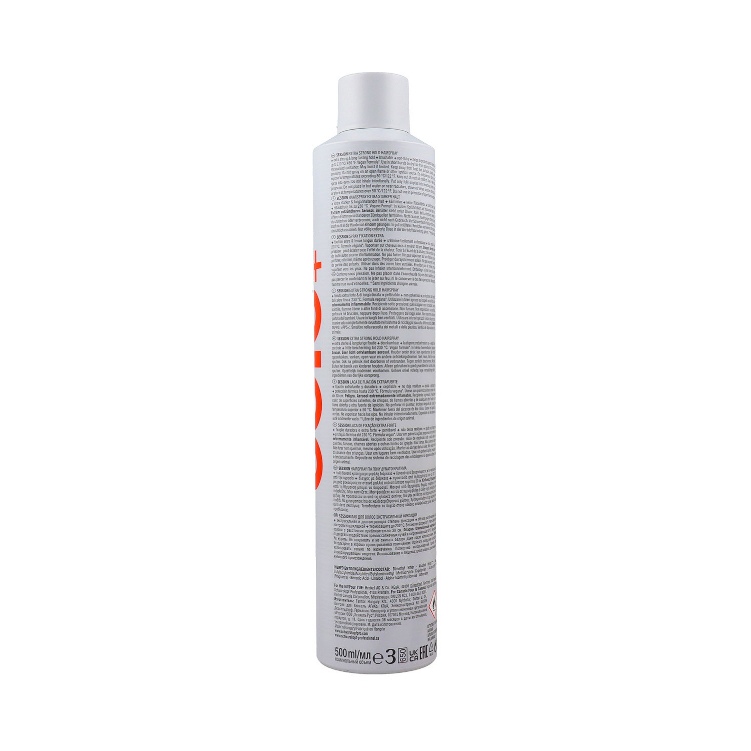 OUTLET Schwarzkopf Osis Fijación Session Extra Strong Laca 500 ml