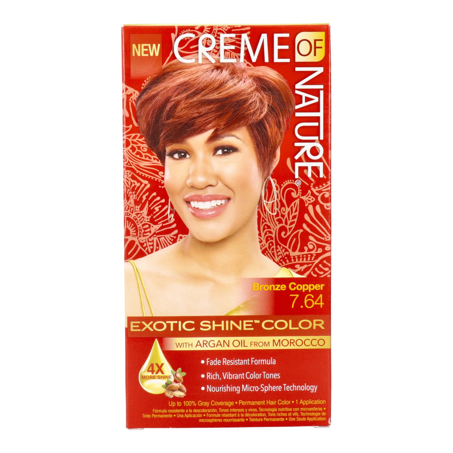 Cream Of Nature Argan Color Bronze Copper 7.64